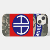82e Luchtlandingsdivisie "All American Division" iPhone Hoesje (Achterkant horizontaal)