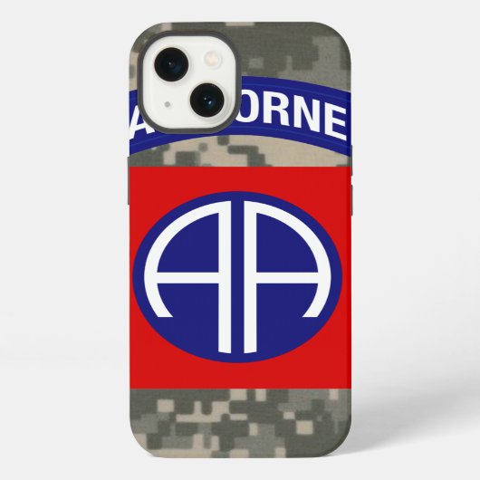 82e Luchtlandingsdivisie "All American Division" iPhone Hoesje (Achterkant)
