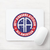 82e Luchtlandingsdivisie "All American" Grunge Muismat (Met muis)