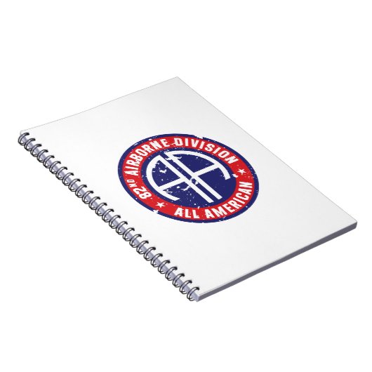 82e Luchtlandingsdivisie "All American" Grunge Notitieboek (Rechterzijde)