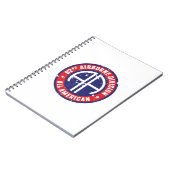 82e Luchtlandingsdivisie "All American" Grunge Notitieboek (Linkerzijde)