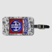 82e Luchtlandingsdivisie Alle Amerikaanse Bagagelabel (Voorkant (horizontaal))