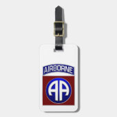 82e Luchtlandingsdivisie Alle Amerikaanse Gevechts Bagagelabel (Voorkant verticaal)