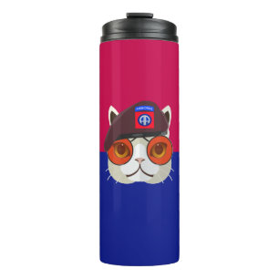82e Luchtlandingsdivisie "Cool Cat" Thermosbeker
