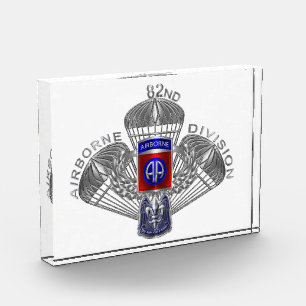 82e Luchtlandingsdivisie Custom Chutes Fotoblokken