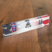 82e Luchtlandingsdivisie DAD Naambordje (Zijkant)