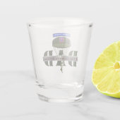 82e Luchtlandingsdivisie DAD Shot Glas (Achterkant)