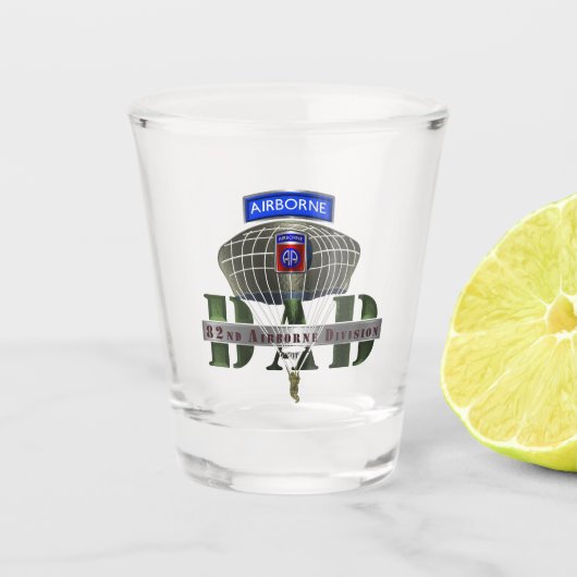 82e Luchtlandingsdivisie DAD Shot Glas (Voorkant)