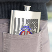 82e Luchtlandingsdivisie Dagger Design Vlag Flacon (Voorbeeld)