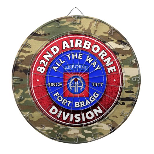 82e Luchtlandingsdivisie Dartbord (Voorkant)