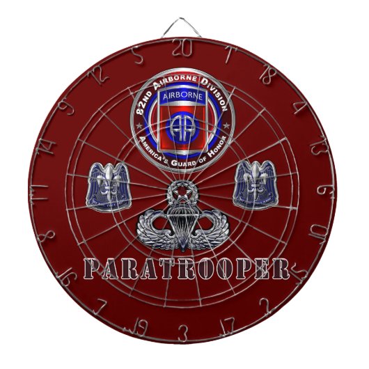82e Luchtlandingsdivisie Dartbord (Voorkant)