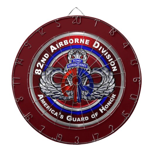 82e Luchtlandingsdivisie Dartbord (Voorkant)