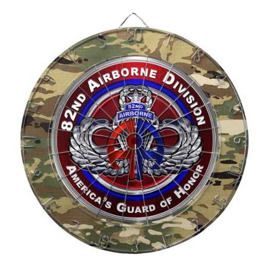 82e Luchtlandingsdivisie Dartbord (Voorkant)