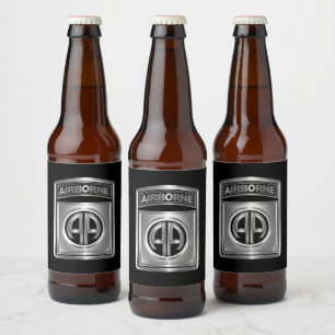 82e Luchtlandingsdivisie Ere garde van Amerika Bier Etiket