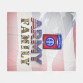 82e Luchtlandingsdivisie  Fleece Deken (Voorkant (Horizontaal))