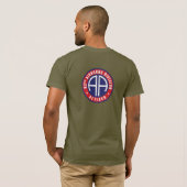 82e Luchtlandingsdivisie "Gepensioneerd" Custom T-shirt (Achterkant volledig)