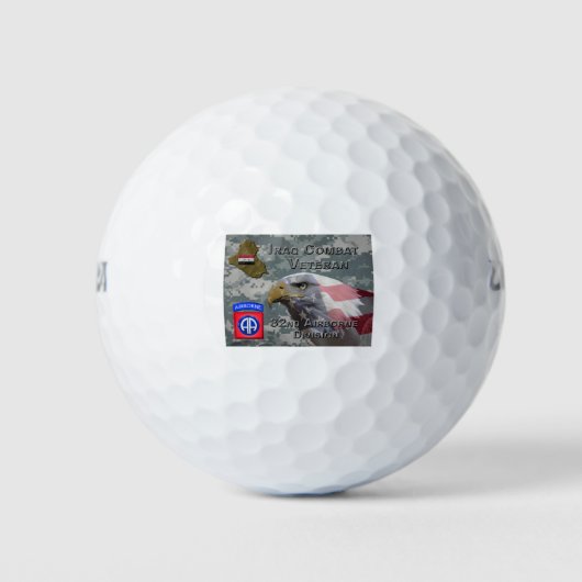 82e Luchtlandingsdivisie Golfballen (Voorkant)