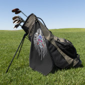 82e Luchtlandingsdivisie Golfhanddoek (Groen)