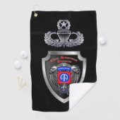 82e Luchtlandingsdivisie Golfhanddoek (Insitu)