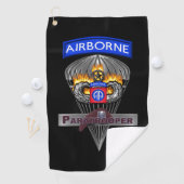 82e Luchtlandingsdivisie Golfhanddoek (Insitu)