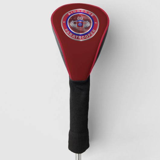 82e Luchtlandingsdivisie “Jump Master” Golfheadcover (Voorkant)
