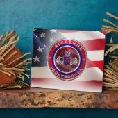 82e Luchtlandingsdivisie Jumpmaster Fotoplaat (Zijkant)