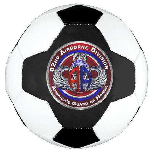 82e Luchtlandingsdivisie LAGERE PRIJS Voetbal (Voorkant)