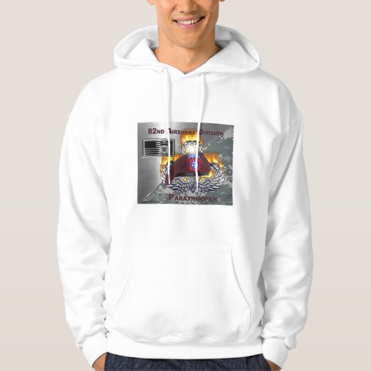82e Luchtlandingsdivisie "Luchtlandingssoldaat" Hoodie (Voorkant)