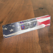 82e Luchtlandingsdivisie Naambordje (Zijkant)