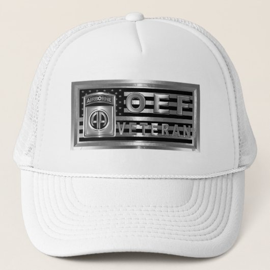 82e Luchtlandingsdivisie Operatie Enduring Freedom Trucker Pet (Voorkant)