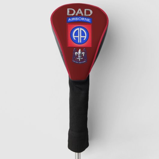 82e Luchtlandingsdivisie “PAPA” Golfheadcover (Voorkant)