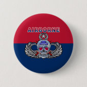 82e Luchtlandingsdivisie Ronde Button 5,7 Cm (Voorkant)