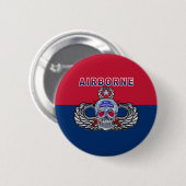 82e Luchtlandingsdivisie Ronde Button 5,7 Cm (Voorkant /achterkant)