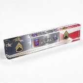 82e Luchtlandingsdivisie Sergeant eerste klas Eers Naambordje