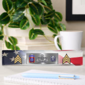 82e Luchtlandingsdivisie Sergeant SGT Naambordje