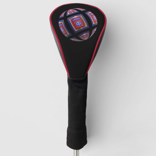 82e Luchtlandingsdivisie Sphere Golfheadcover (Voorkant)