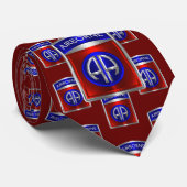 82e Luchtlandingsdivisie Stropdas (Opgerold)