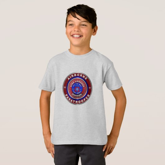 82e Luchtlandingsdivisie T-shirt (Voorkant volledig)