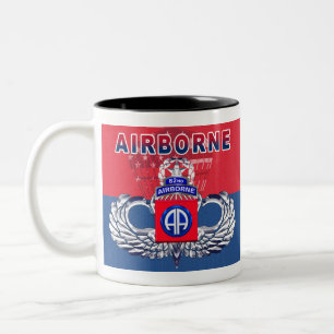 82e Luchtlandingsdivisie Tweekleurige Koffiemok