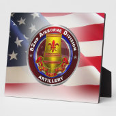 82e Luchtlandingsdivisie Veldartillerie Brigade Fotoplaat (Zijkant)