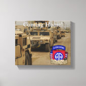 82e Luchtlandingsdivisie veteranen Golfoorlog Canvas Afdruk (Voorkant)