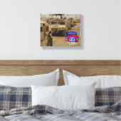 82e Luchtlandingsdivisie veteranen Golfoorlog Canvas Afdruk (Insitu (Slaapkamer))