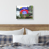 82e Luchtlandingsdivisie Vietnam Oorlogsveteranen  Canvas Afdruk (Insitu (Slaapkamer))