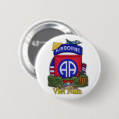 82e Luchtlandingsdivisie Vietnam War Button (Voorkant /achterkant)