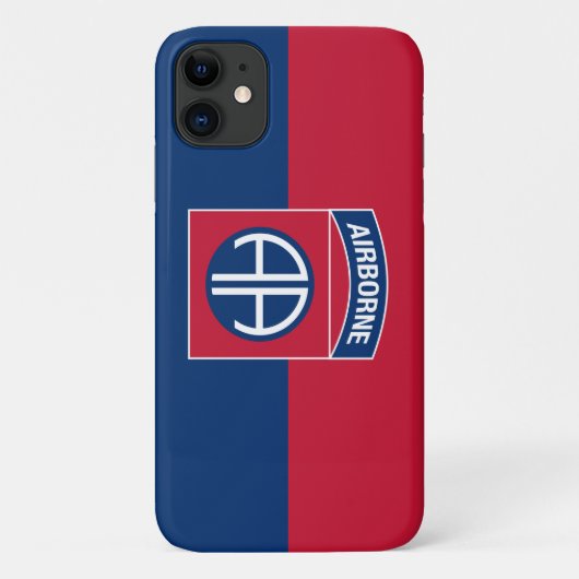82e Luchtlandingsdivisie Vlag Militair Veteraan Case-Mate iPhone Case (Achterkant)