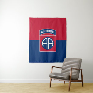 82e Luchtlandingsdivisie Vlag Militair Veteraan Wandkleed