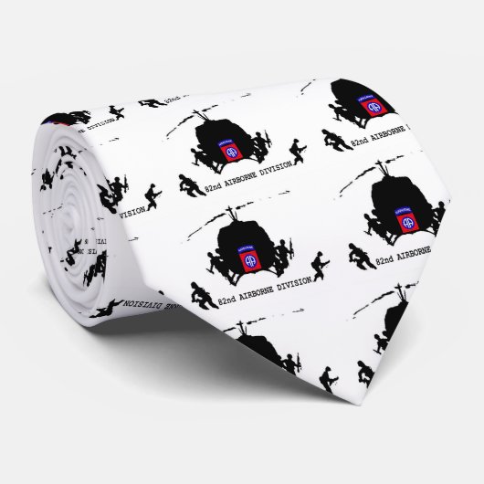 82e LUCHTVAARTAFDELING Stropdas (Opgerold)