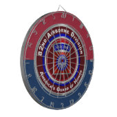 82e Luchtvaartdivisie "Alle Amerikanen" Dartbord (Voorkant Links)