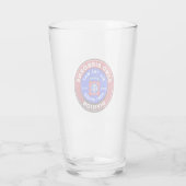 82e Luchtvaartdivisie Antiek Logo Glas (Achterkant)