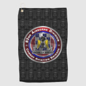 82e Luchtvaartdivisie Combat Aviation Brigade  Golfhanddoek (Voorkant)